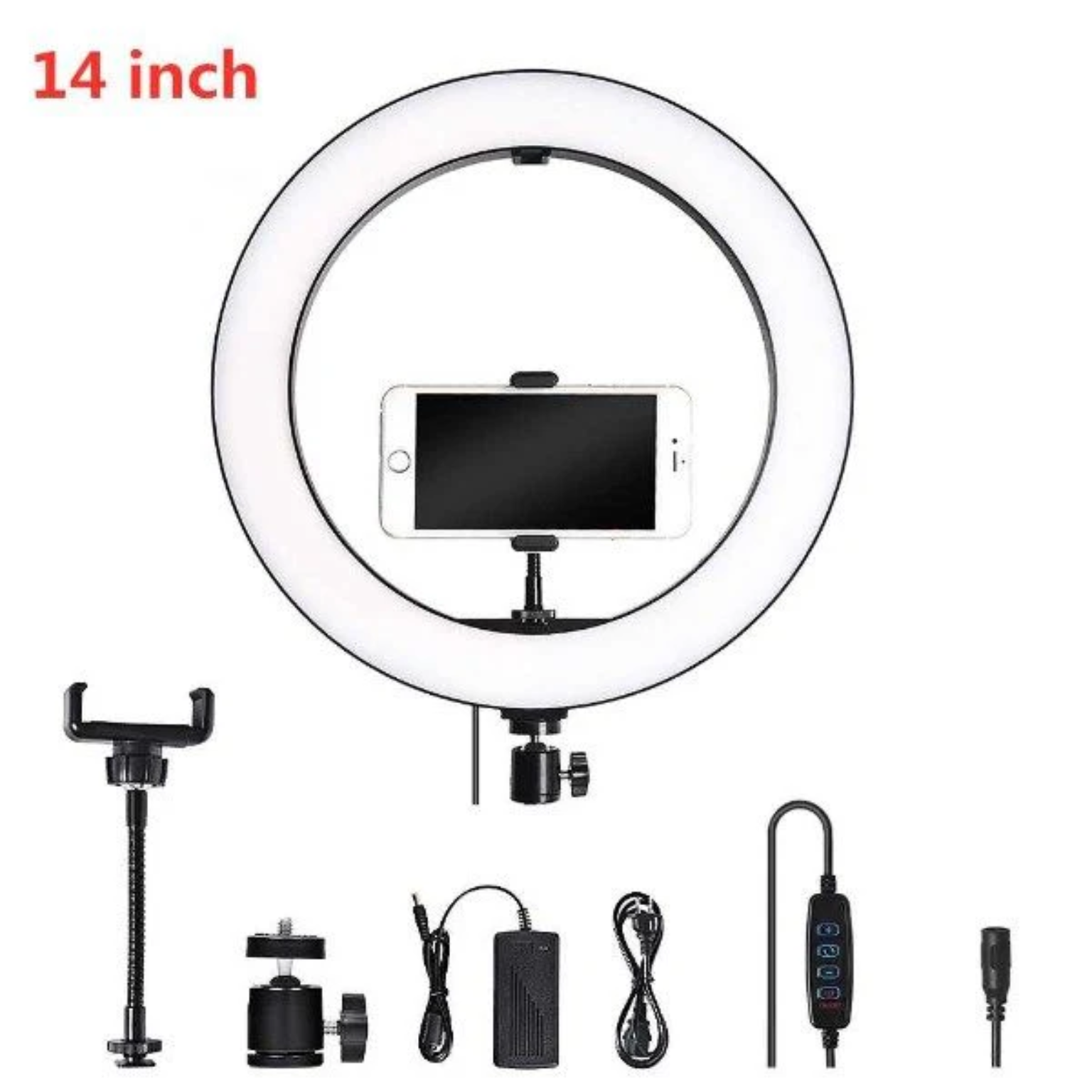 Jmary 14 Inch Selfie Ring Light - Black Jmary 14 Inch Selfie Ring Light - Black